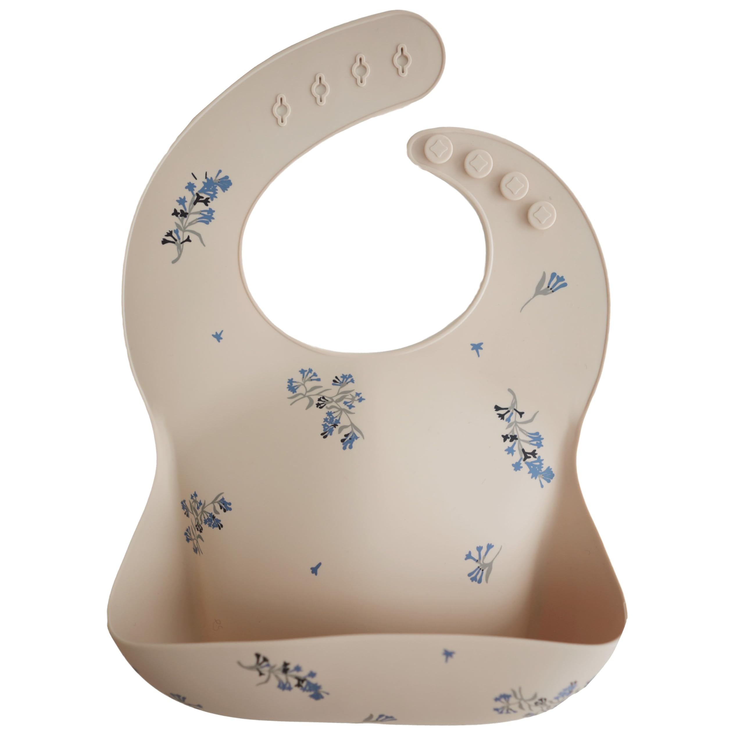 

Mushie Mealtime Lilac One Size Kids Apron, MSE_SA Flowers,