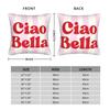 Ciao Bella Art Design Pillow Cover Cute Funny Pillow Case For Living Room Chair Comfy Pillowcases Gift