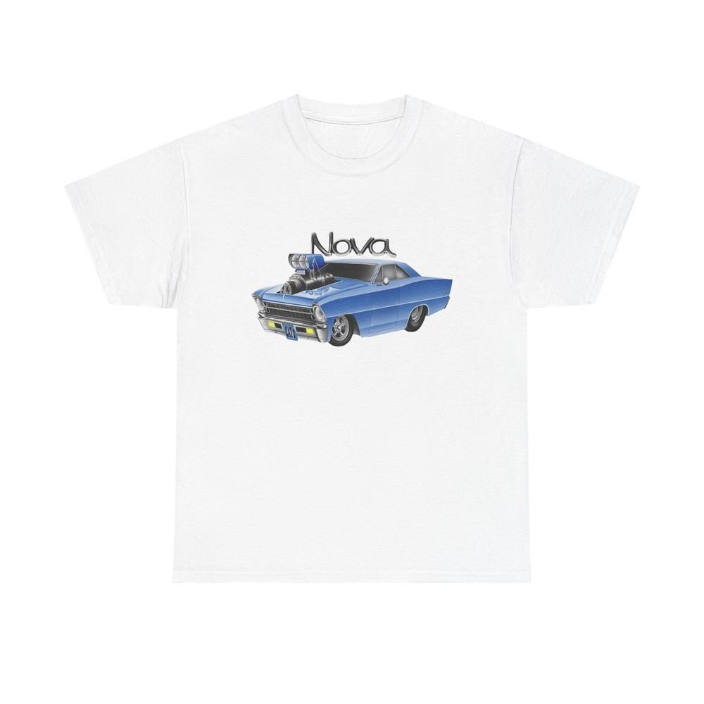 Chevy Nova Classic Muscle Car Graphic T Shirt Unisex Heavy Cotton Tee NEW Unisex T-Shirt M