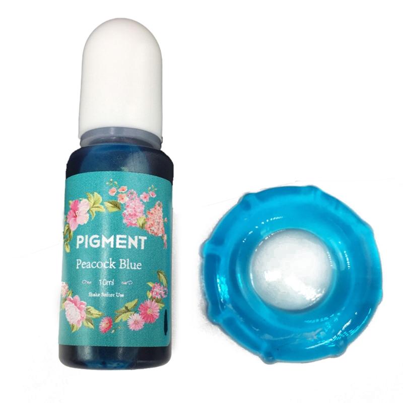 5ml Colorante Altamente Concentrado Pintura para Manualidades Artísticas Pigmento de Cristal Epoxy Tinte para Resina UV Tinta de Difusión Tinta de Alcohol Líquido