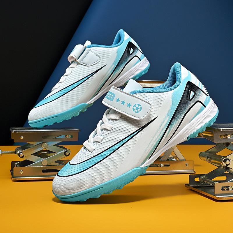 Nowe antypoślizgowe buty piłkarskie dla dorosłych z korkami, męskie i damskie, profesjonalne treningowe, dziecięce buty sportowe, niskoprofilowe buty sportowe dla młodzieży