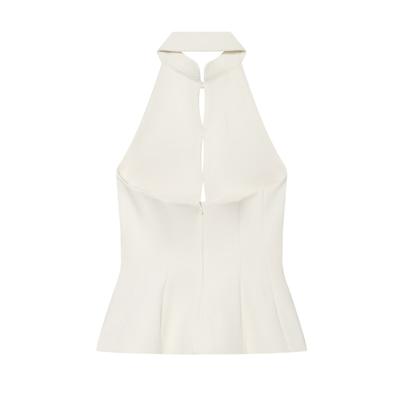 European and American Style, New Women's Clothing, Versatile, Fashionable Rope Knot Buckle Decoration Neck Collar Top 3152081