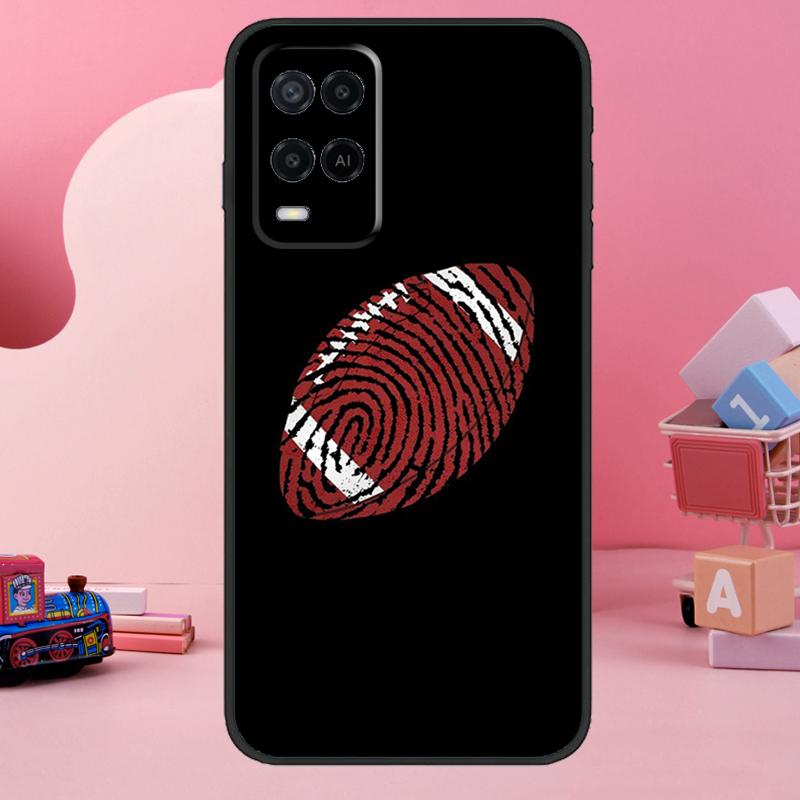 American football player sport Case For Oppo A18 A38 A58 A78 A98 A74 A54 A94 A80 A60 A40 A96 A76 A16 A15 A17 A57 A77 A5 Pro