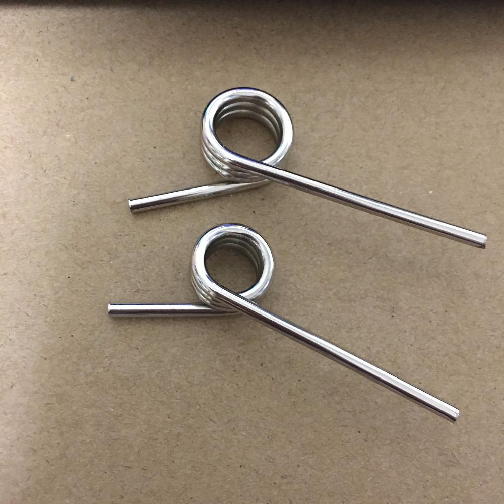 5pcs  Spring   Steel with Nickel  Torsion Springs  2.0/3.0mm Wire  Tensioning Torsion Spring