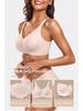European and American Seamless Jelly Soft Support Wireless Gathered Bra