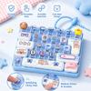 Plastic 26 Key Press Button Toy 26 Key Push Sensory Toy  Bag Ornament