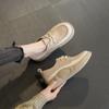 Thick Bottom White Shoes Casual Board Shoes Leather Single Shoes