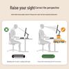 Bamboo Wood Monitor Riser with 3 Drawers