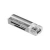 All-in-One Aluminum Alloy High-Speed SD/TF/MS/PSP Card Reader for Mobile Phones and Cameras