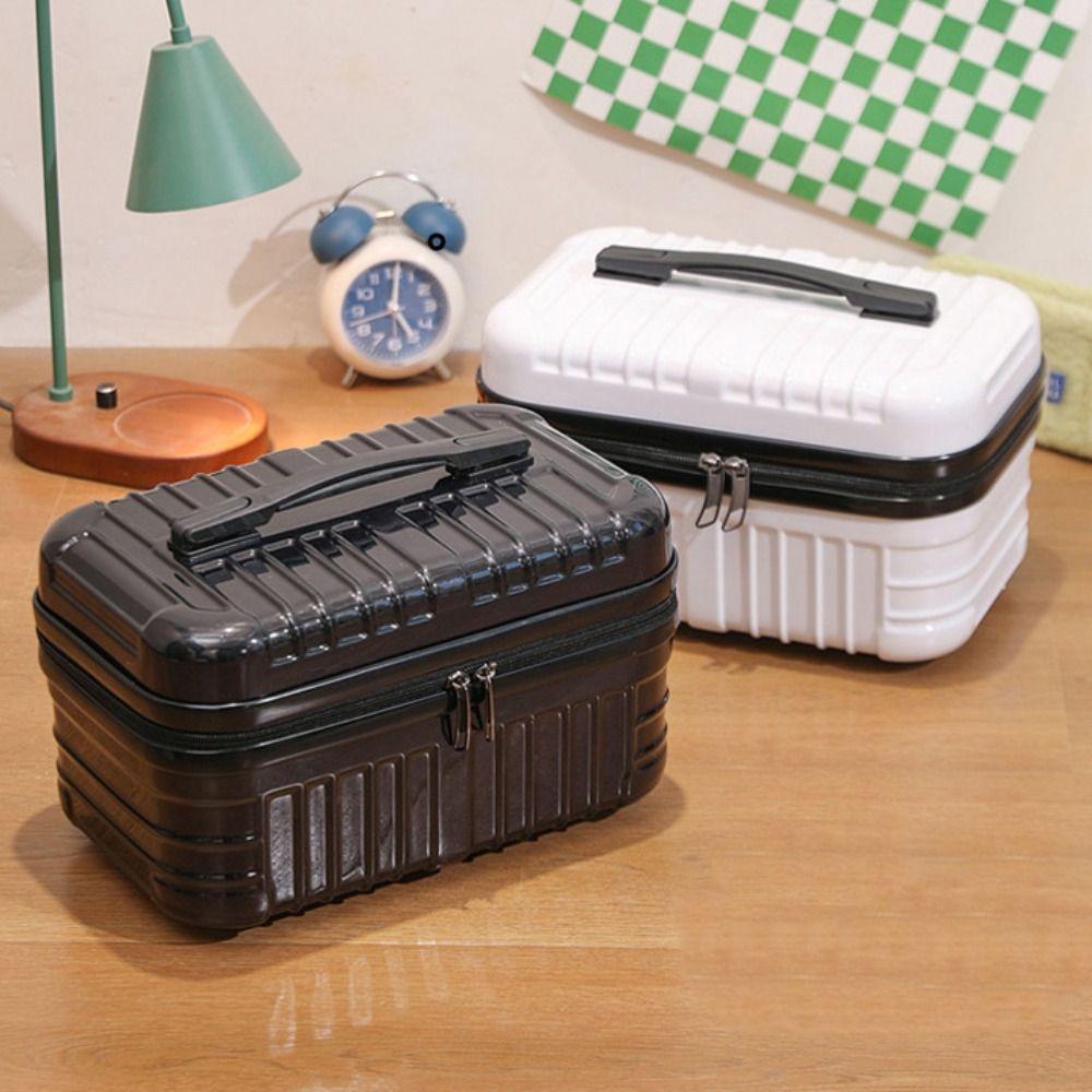 17 Inch Toiletry Storage Bag Portable Makeup Bag Trend Mini Luggage Bag  Women's Handbag