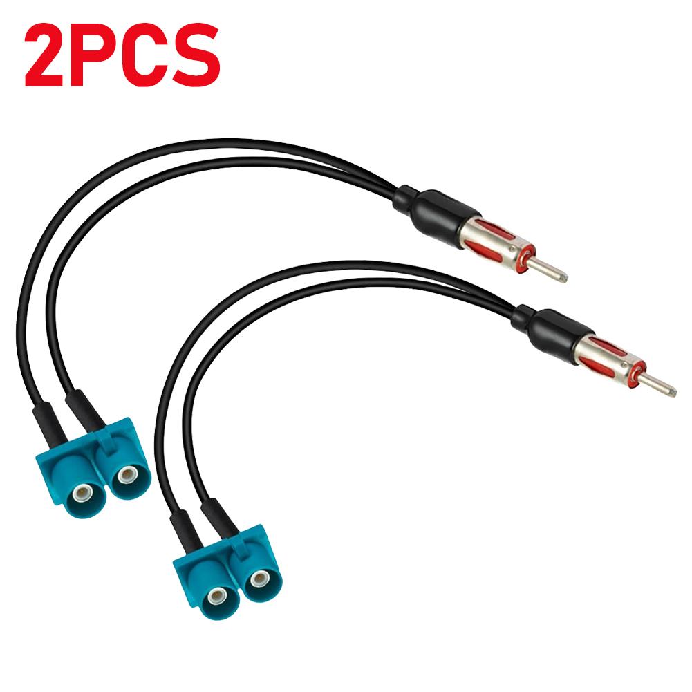Car Audio Cable Adapter Antenna Dual Female Fakra Radio To Standard Moto Din Male Aerial Antenna Adapter For Ford Mondeo MA MB