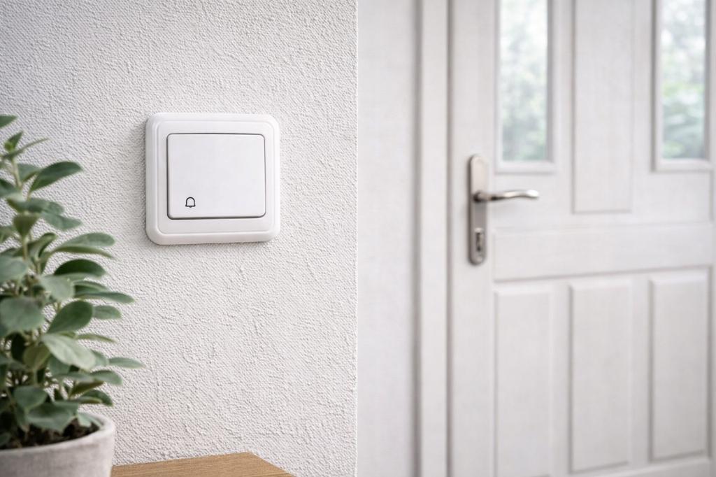 Włącznik zwierny dzwonkowy podtynkowy IP20 biały 1 szt.