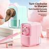 Auto Feed Pencil Sharpener 5 Gears Adjustable Tip Thickness Manual Pencil Sharpener  Students