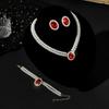 Multi-layer Neck Chain, Double-layer Imitation Pearl Oval Crystal Necklace, Stud Earrings, Bracelet, Three-piece Set.