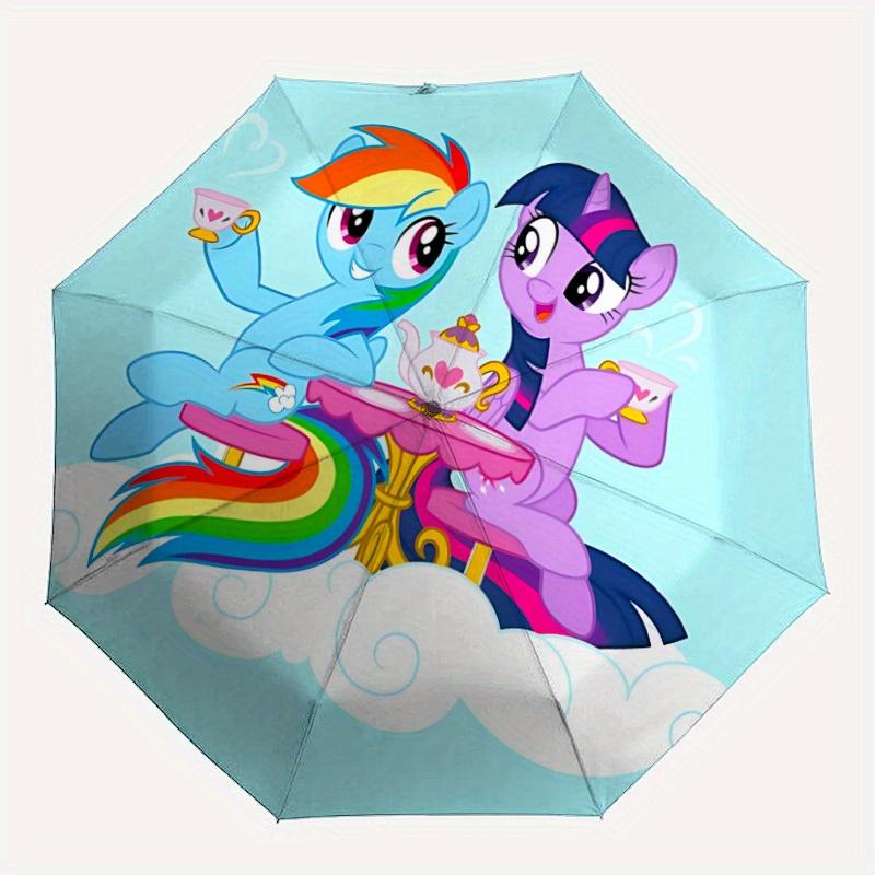 

1pc My Little Pony Automatic Umbrella with Folding feature - Compact Travel Umbrella, Perfect Gift for Birthday, Christmas, 021