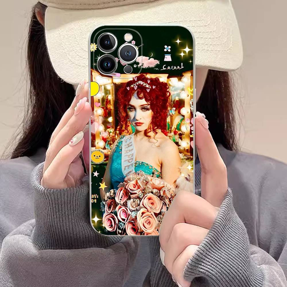 Singer C-Chappell R-Roan For IPhone 11 12 13 14 15 16 17 Pro Max Plus Air Transparent Clear Shockproof Case