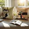 Strange StoriesAnime Pillow Case Sofa and Living Room Decorative Cushion Covers Dust-proof and Mite-proof Invisible Zipper