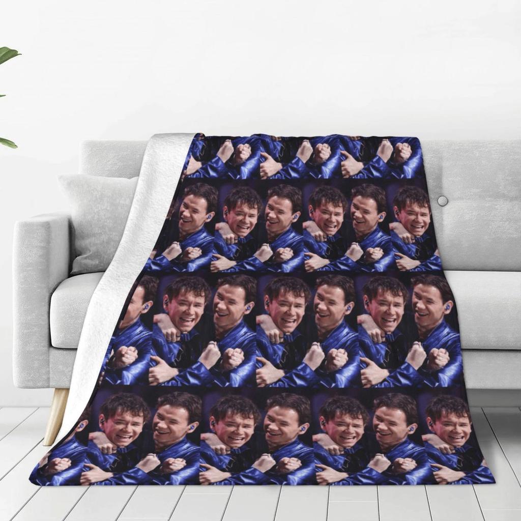 Marcus And Martinus Sweden Norway Eurovision Blankets Soft Warm Flannel Throw Blanket Cover for Bed Picnic Travel Home Sofa
