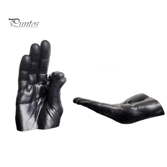 Wedding Party Display Decor Creative Hand Shape Incense Burner, Resin Decorative Ornament, Burner & Ash Collector Unique Office Desk Decorations