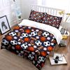 Sports Ball Pattern Bedding Set Bedding Duvet Cover Set Duvet Cover Pillowcases (1 * Duvet Cover 2 * Pillowcases, Without Duvet Insert)