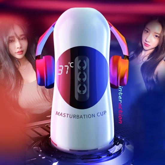 Electric Masturbation Cup Fully Automatic Men's Masturbation Sex Products Penis Training Device Toys