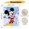 Disney Mickey Mouse Winter Snowman Digital Oil Painting Hand Painting Kit Diy Home Decoration