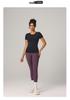 Schnelltrocknendes atmungsaktives Yoga-Top: Hautfreundliches Kurzarm-Slim-Fit für Fitness & Laufen