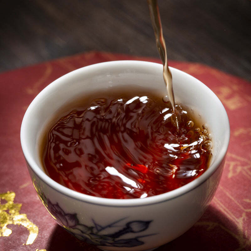 357г Юньнаньский спелый чай Пуэр Зеленый чай Исландский чай Учжай Пуэр Готовый чайный — фото 5