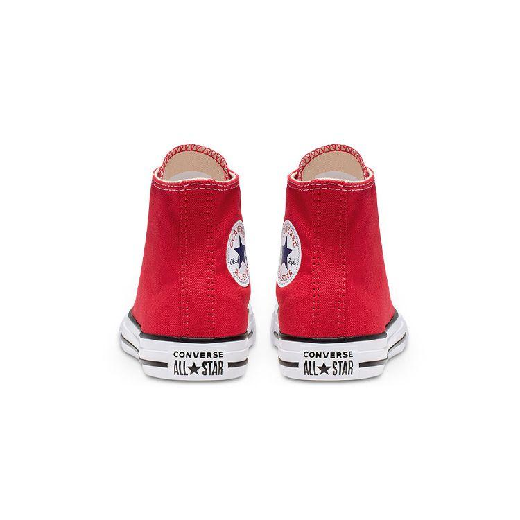 Converse Chuck Taylor All Star High Top Kids Canvas Shoes Red Kids Sneakers 3J232C