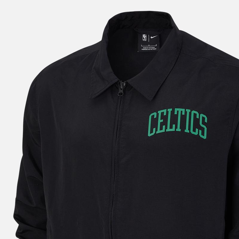 Nike NBA Lightweight Boston Celtics Alphabetic Print Zip-Up Woven Sports Jacket Men Jacket Black CN0750-010