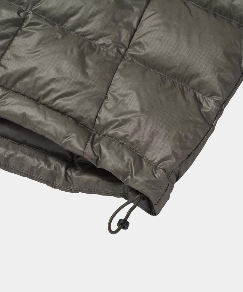 Lettercomo Piece Shell Light Down Liner Padded Dark Khaki