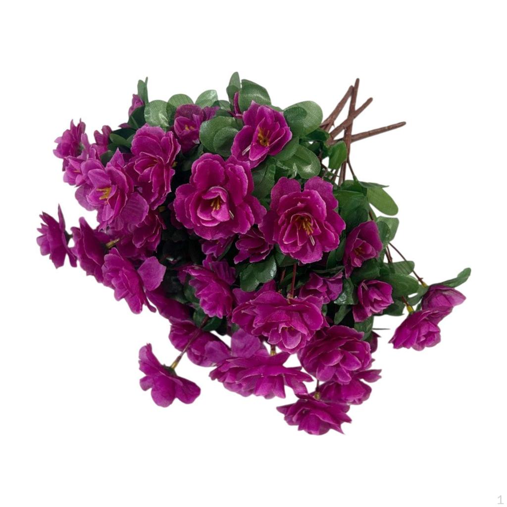 4 Bundle of Artificial Flowers Flower In The Open Away Balcony