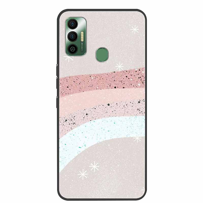 Per Tecno Spark 7 Custodia Lusso Silicone Morbido TPU Cover Custodie per Telefono Per Tecno Spark 7 Pro Spark 7P Spark7 Protettiva KF6 Coque