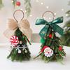 New Mini Christmas Tree Scene Setup Santa Claus Christmas Tree PE DIY Desktop Ornament Home Decoration