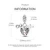 Charmscopper Plated Pink Eternal Heart-Shaped Wing Pendants Fit Charms Original Bracelet Beads Women Jewellery Making