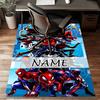 Custom Spider Man Mat Personalized Name, Polyester Washable Indoor Entryway Rug, Gift for Christmas, Easter, Thanksgiving Day