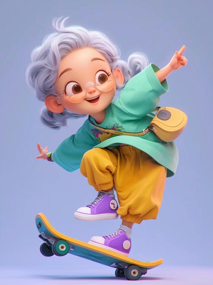 

Алмазная вышивка крестом Мультфильм Досуг и счастливая бабушка 5D DIY Алмазная вышивка Алмазная картина Украшение дома Full Round 20x30CM