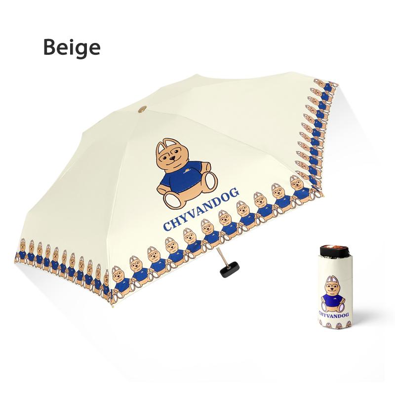 Summer Mini Folding Umbrella for Women Cartoon UV Protection Parasol Umbrella for Girls Sun Shade Cute Umbrella Foldable Pocket