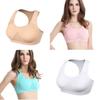 Women Breathable Padded Sports Bra With Hollow Out Design And Pure Color