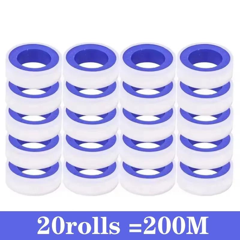 1-20Roll PTFE Industrial Sealant Tape Waterproof Thread Duct Tapes for Plumbing Fitting Repair Tools Shower Head Pipe Sealing