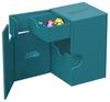 Ultimate Guard Deck Case Xeno Skin Monocolor Petrol Flip`n`Tray 100+
