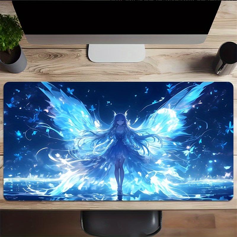 Gamer Work Desk Setup Mouse Pad Large Cloth Desk Mat Non Slip Rubber Base for PC Laptop Keyboard Accessories