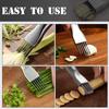 Stainless Steel Chopped Green Onion Knife Multifunctional Food Slicer Gadget