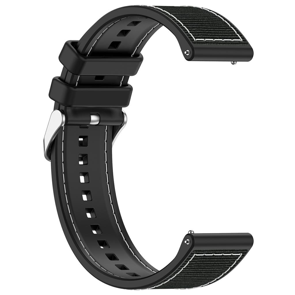 Pentru Samsung Galaxy Watch3 45mm/Huawei Watch GT 4 46mm Curea Ceas 22mm Silicon+Nylon Brățară de Mână