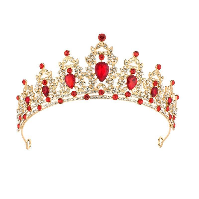 Bridal Crown Tiara Birthday Party Alloy Hairband Rhinestone Queen Hair Accessories Wedding Clothing Crown