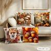 Autumn-Themed Cushion Cover Pillowcase Ultra Soft Skin Friendly Fabric Cloud Like Comfort & Concealed Zipper
