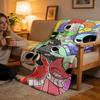 Throw High-Density Short Plush Blanket For Sofa Nap Air-Conditioned Room Soft Skin-Friendly D-DandyS Worlds