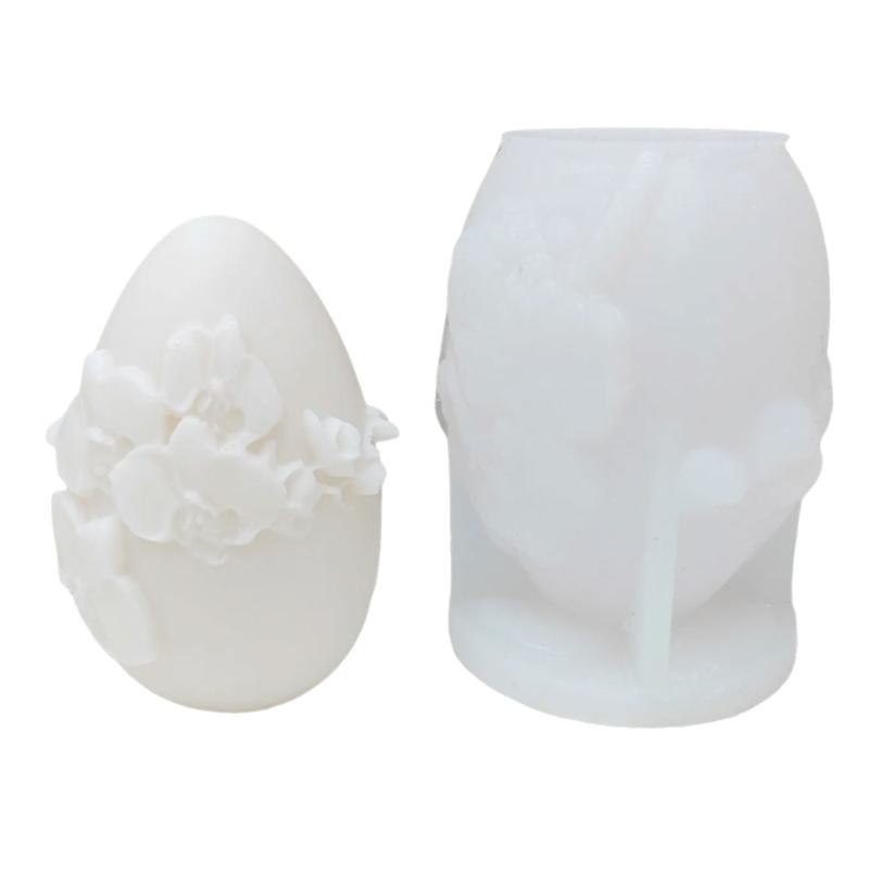 Flower Carved Silicone Molds for Candle, Soap, Chocolate, Candy, Flower Embossed Silicone Candle Molds for Epoxy Resin
