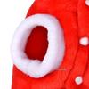 Christmas Dog Costume Festive Red Hoodie with Antlers Pet Outfit Winter Cozy Coat for Small Puppy Chihuahua Yorkshire