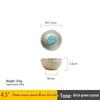 ZISIZ Japanese Ceramic Irregular Dinner Bowls